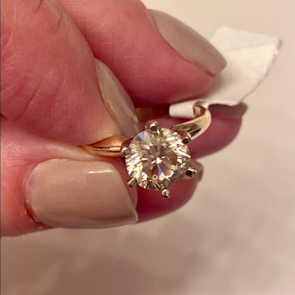 Round Brilliant Diamond Solitaire 1.66ct